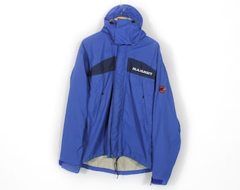 Giacca vintage Mammut Balance Project GORE-TEX blu da uomo, taglia L