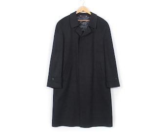 STEINBOCK HIMALAYA LODEN Mens Wool Coat Jacket Size 54 Xl Overcoat Navy Blue