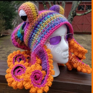 Octopus/twisted Kraken Hat - Etsy