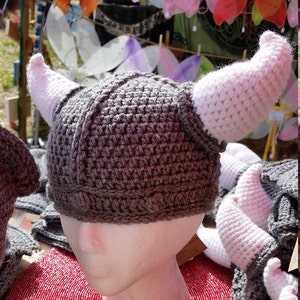 Crocheted Viking Hat