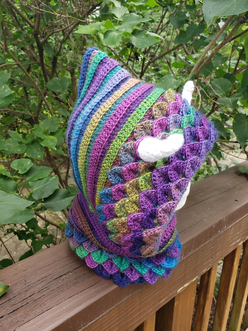 Dragon Scale Hoodie With Horns Etsy