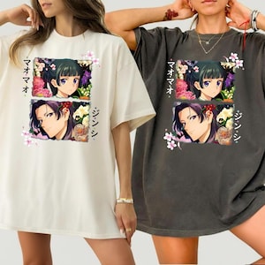 Camiseta de Maomao y Jinshi de Apothecary Diaries, camiseta de manga anime imagen 10