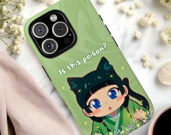 Funda para teléfono Maomao de Apothecary Diaries, funda Maomao para iPhone y Samsung Pixel