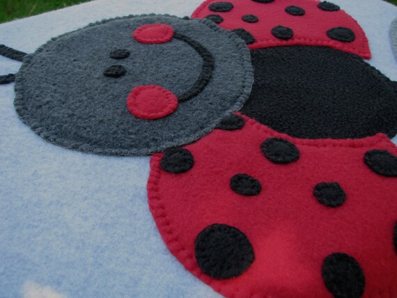 ladybug baby blanket
