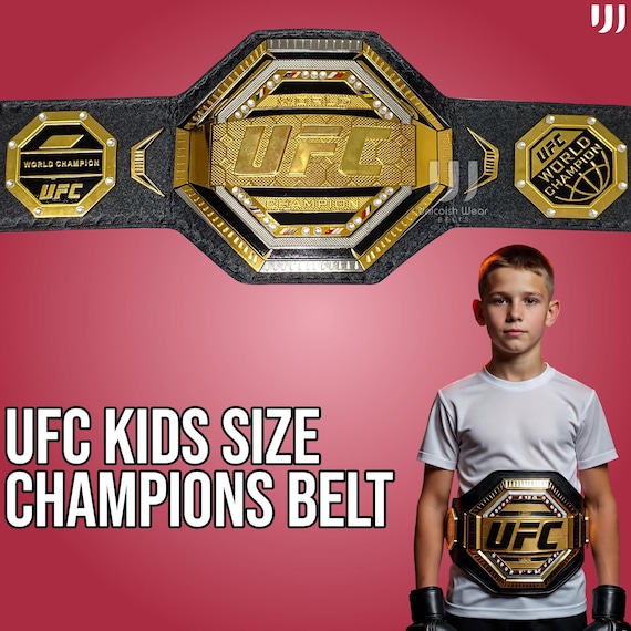 キッズ UFC レガシー チャンピオンシップベルト - 本革、真鍮プレート