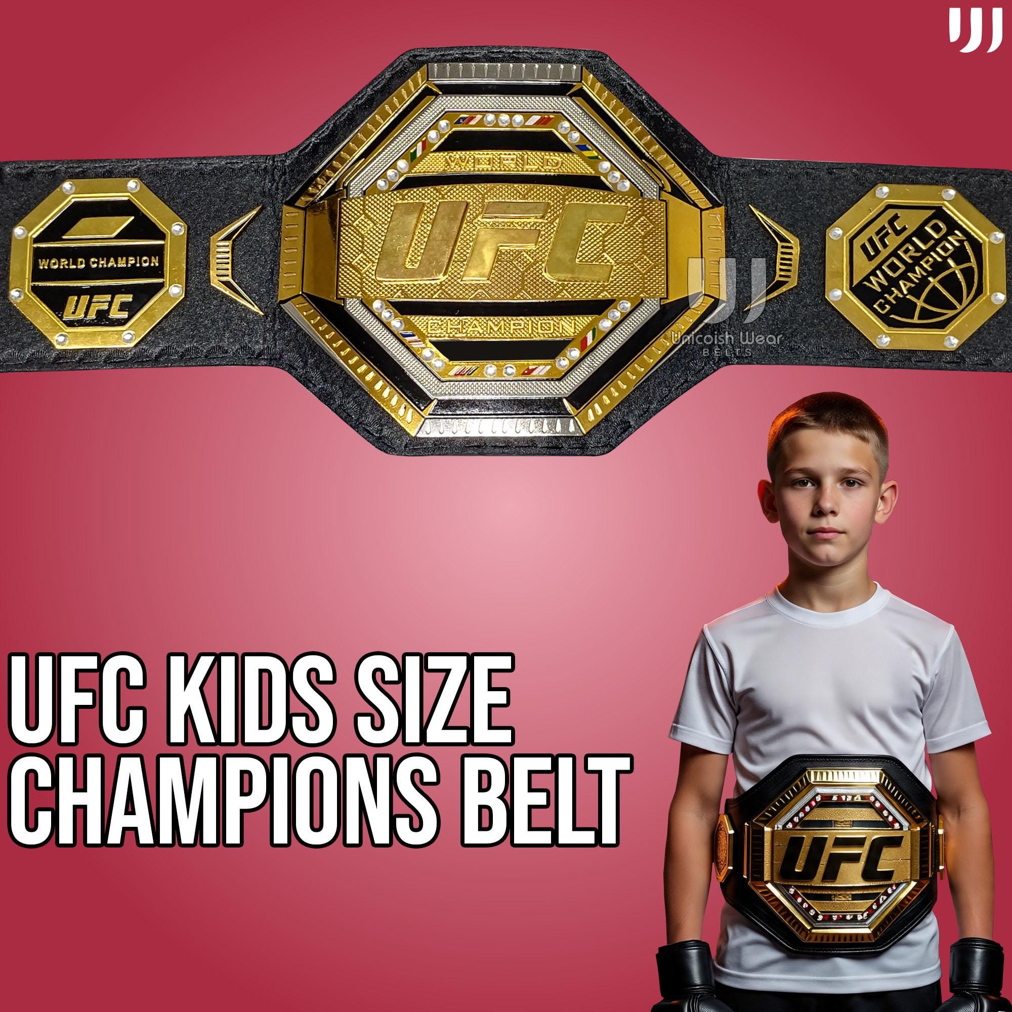 キッズ UFC レガシー チャンピオンシップベルト - 本革、真鍮プレート