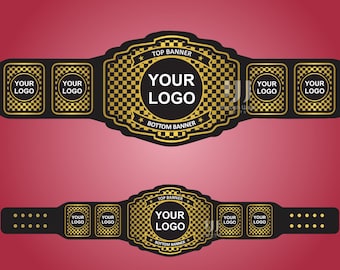 Champions Trophy Heavyweight Championship Belt – Customized Title Belt Award for Sports & Fantasy Events