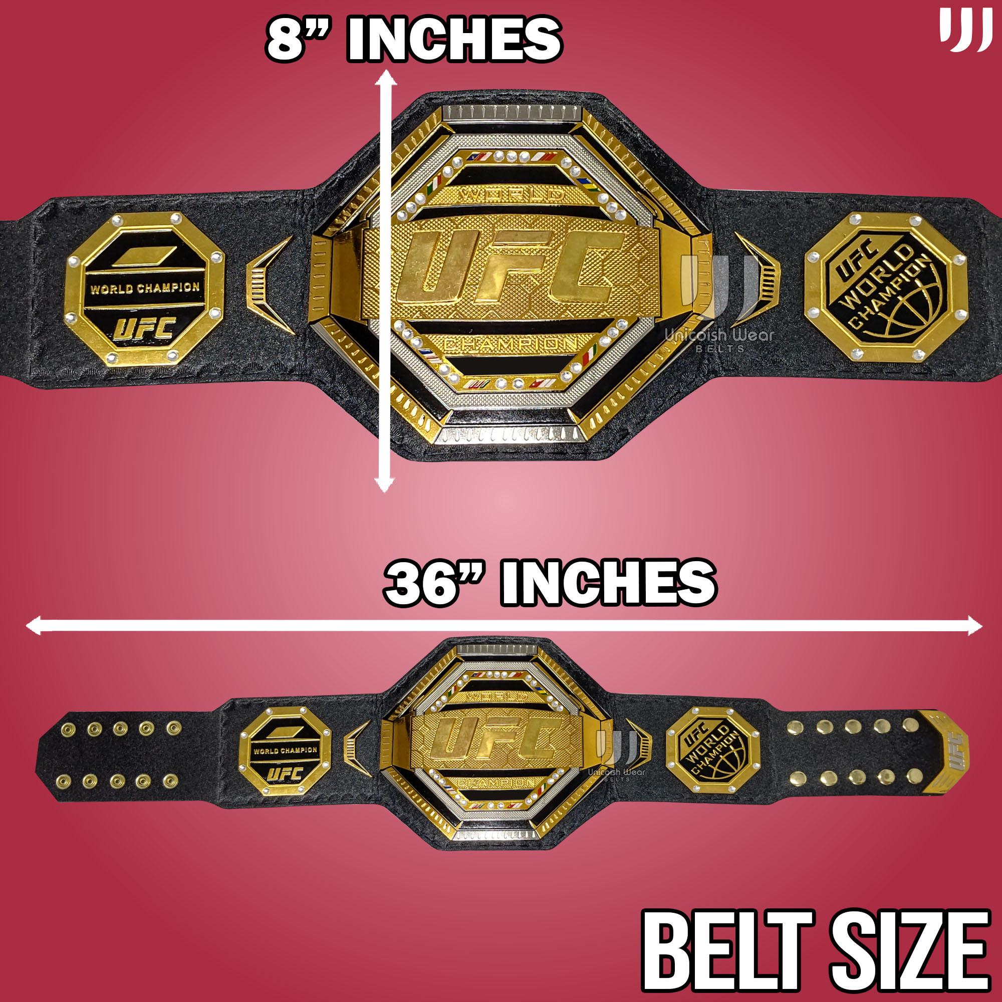 キッズ UFC レガシー チャンピオンシップベルト - 本革、真鍮プレート