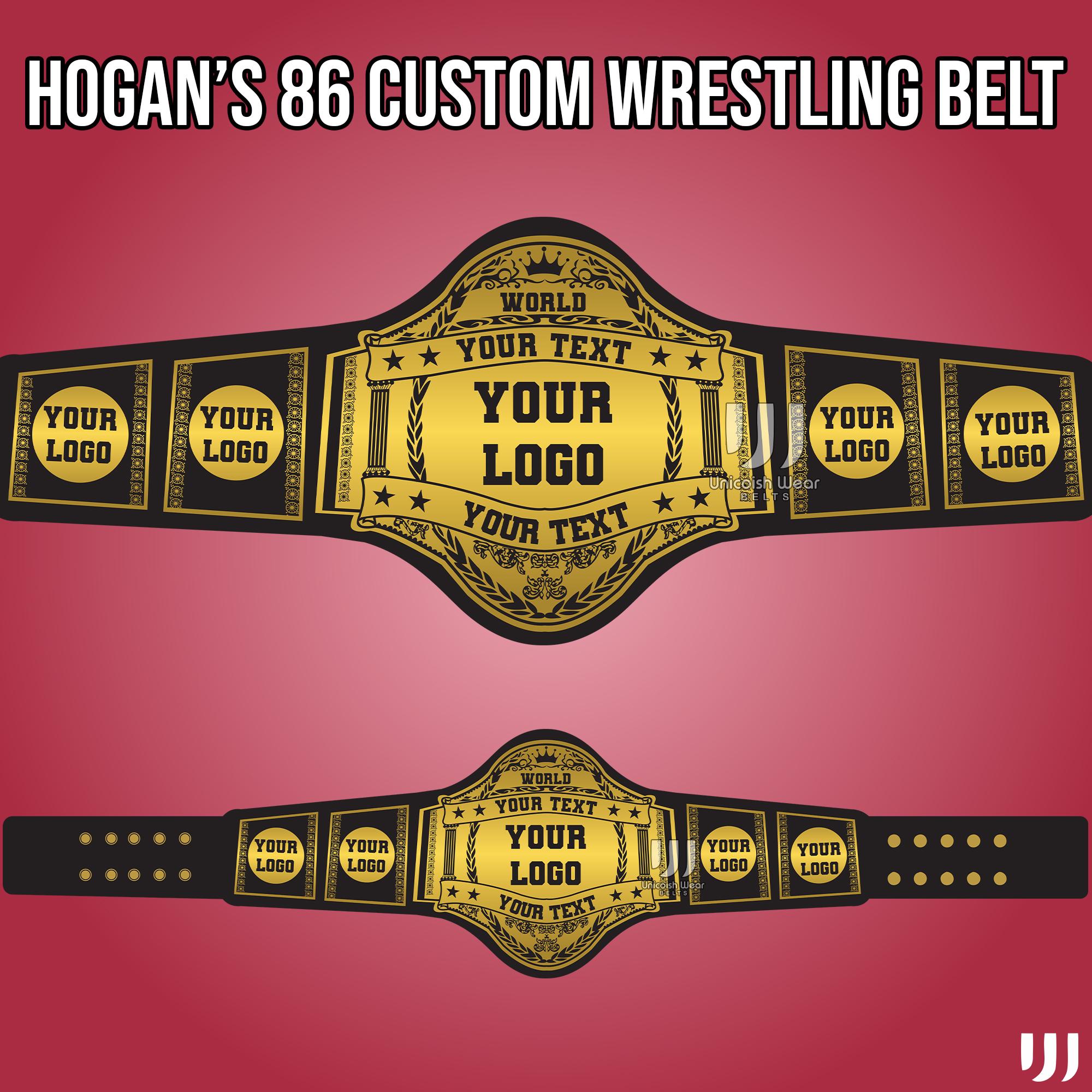 Hogan 86 Custom Heavyweight Wrestling Championship Belt