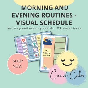 Morning and Evening Routines - Visual Schedule