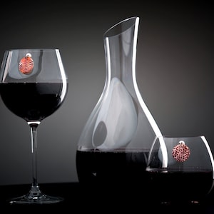 Magnetic Wine Charms Animal Print