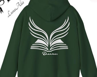 Book Lover Hoodie, Reading Sweater,Dreamer Pullover,Bookish Gift Hoodie,Reader Hoodie,Literature Lover Gift,Bookworm Hoodie,Book Club Hoodie