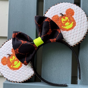 Needlepoint Mouse Ears Finishing Service: &#39;Cookie&#39; Hard Back Assembly