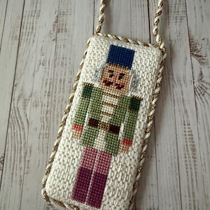 SQUARE/RECTANGLE -Needlepoint Hard Back &quot;Cookie&quot; Ornament Finishing Service with Fast Turn Around Time
