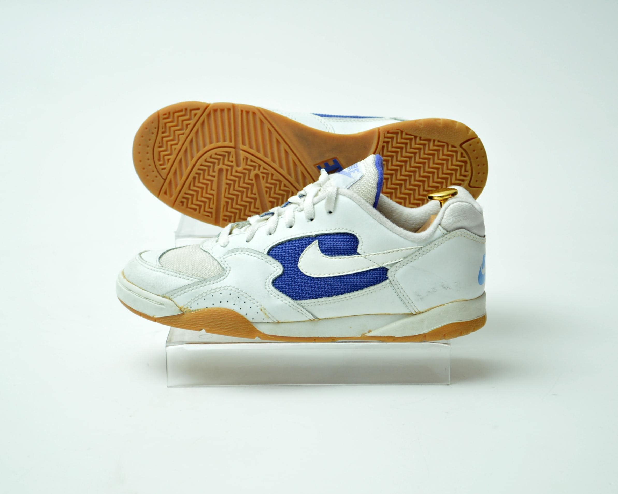 Vintage NIKE NET PLAY 90s Volleyball Shoes Women Size 9 Uk 6.5 Eur