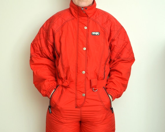 メンズ レトロ ヴィンテージ スキースーツ スノースーツ サイズM