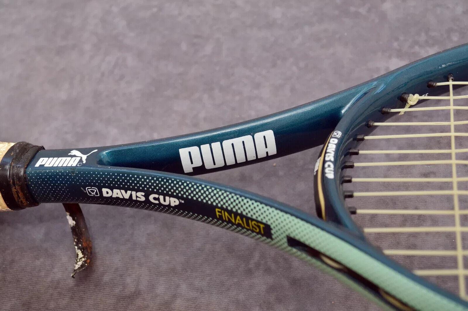 Puma DAVIS CUP FINALIST Midsize Vintage Tennis Racket Racquet Grip