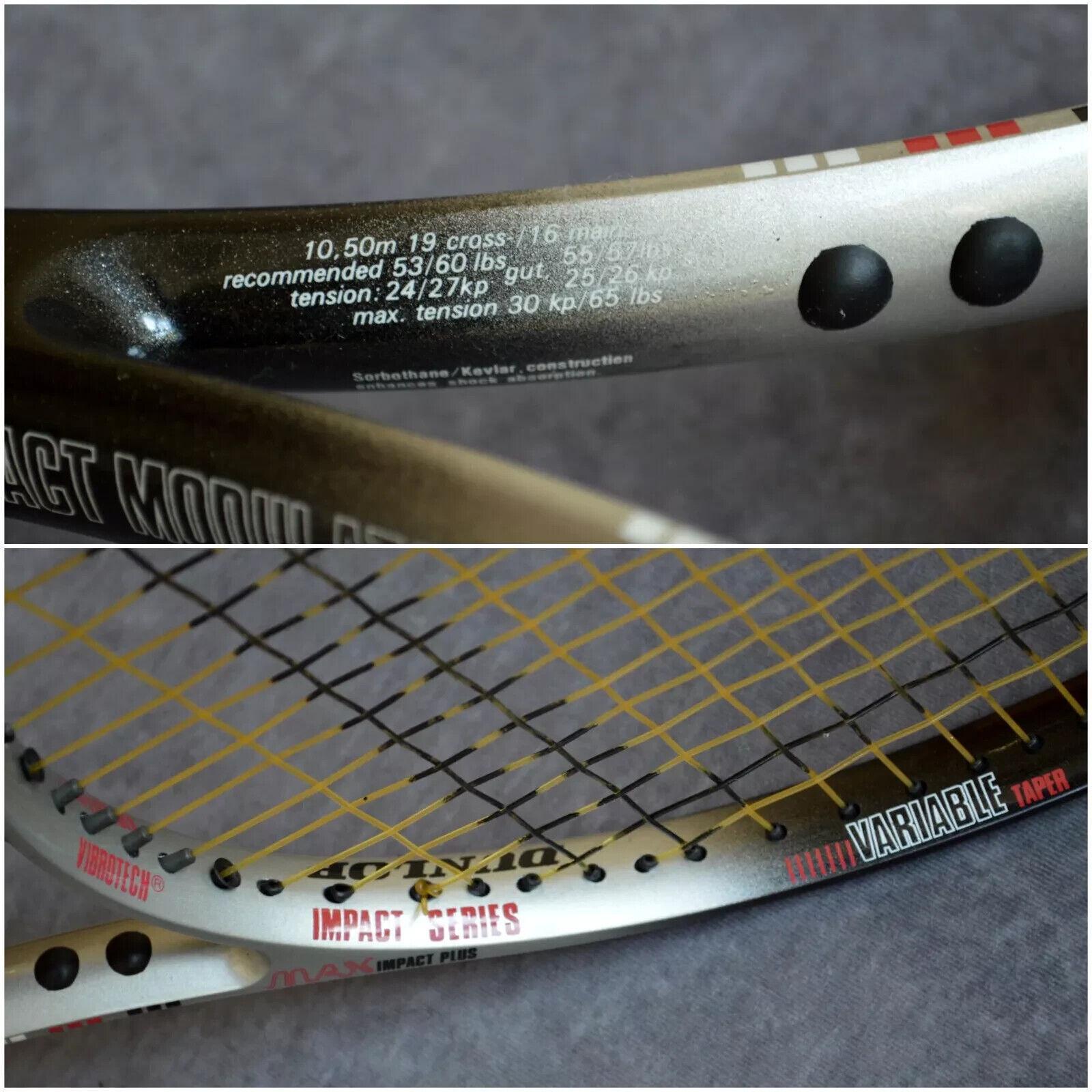 Raquette de tennis Dunlop MAX IMPACT PLUS 95 vintage grip 4