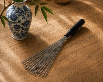 90 Rod Stainless Steel Massage Broom – Gentle Daoist Wellness Tool