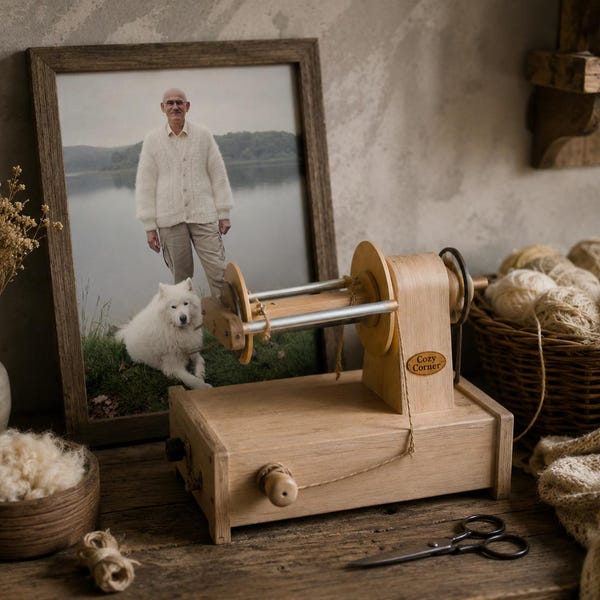 Beginner Friendly Electric Spinning Wheel | Wool & Pet Fiber Yarn Spinner