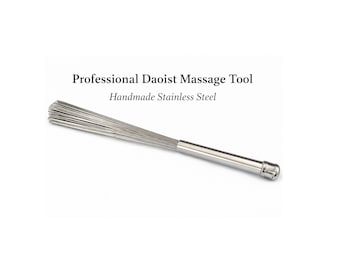 Daoist Metal Massage Broom 90 Rods for Professional Massage
