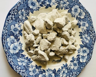 Edible  Clay Lumps White Pressed- 1 LB (450 gram) Vacuum Packed