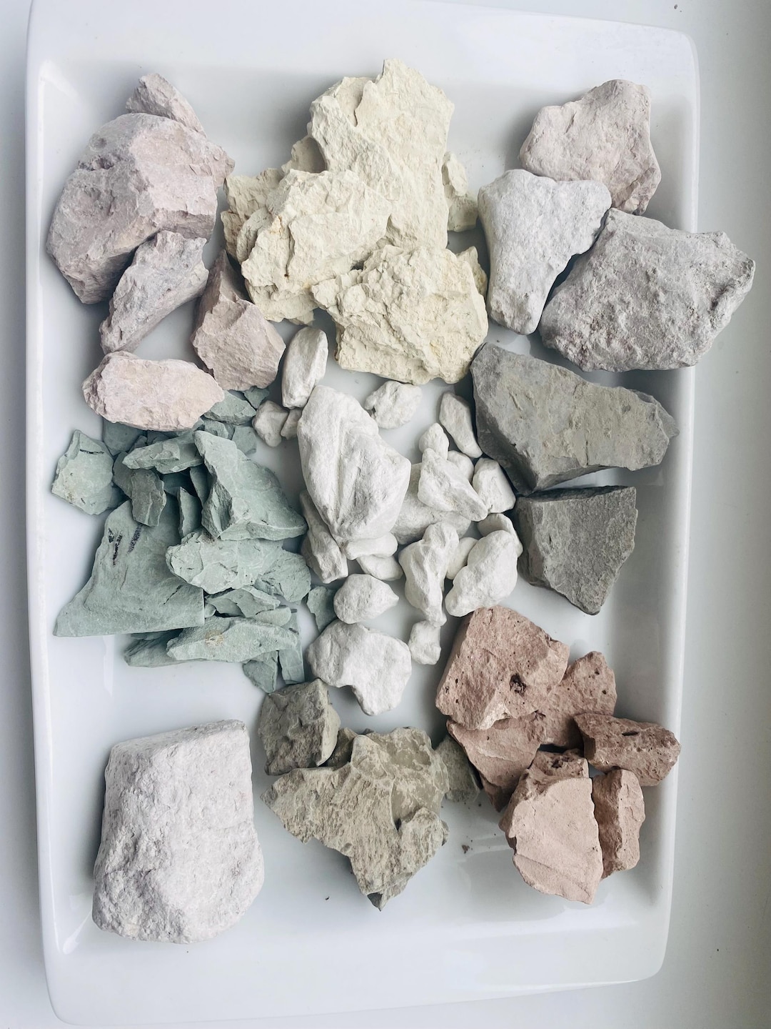 Set of 9 Natural Edible Clay Samples – Pure Clay Selection, 1 Lb (450 G ...