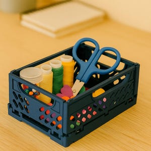 Mini cesta plegable para escritorio: funcional y decorativa