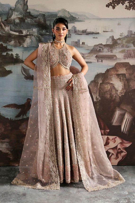 Custom Indian Pakistani bridal wedding wear dress, handmade embroidered net gown, nikah engagement outfit, maxi long dress Custom Indian Pakistani bridal wedding wear dress, handmade embroidered net gown, nikah engagement outfit, maxi long dress