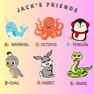Alfabeto de animais fofos – decoração de berçário para imprimir, arte de parede educacional para crianças pequenas, pôster para quarto de bebê, download de gráfico de aprendizagem pré-escolar