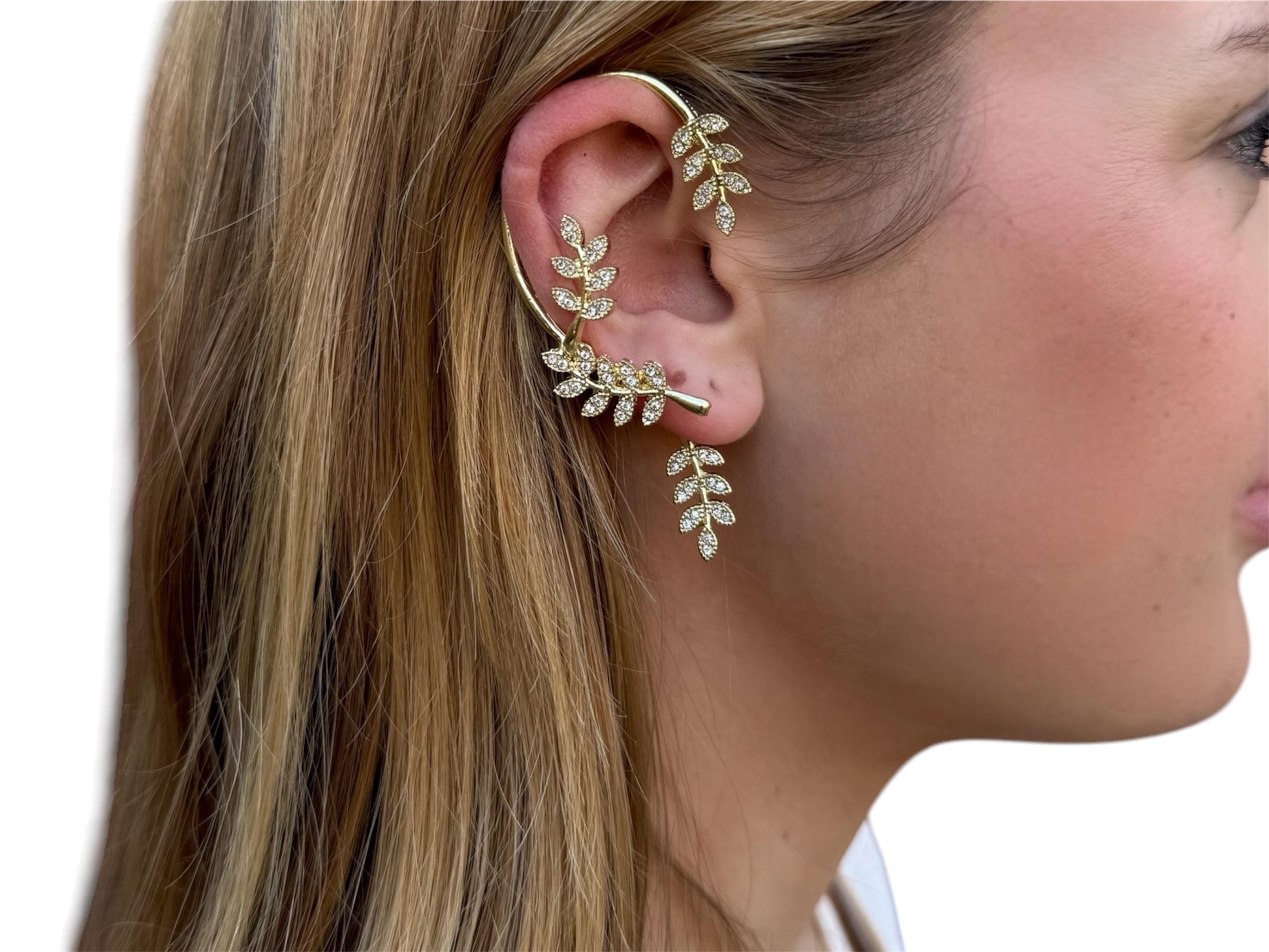 Gold Leaf Ear Cuff Canada