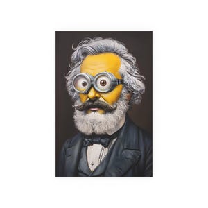 Whimsical Silk Poster Art, Fun Wall Decor for Home, Unique Gift, Quirky Statement Piece, Perfect for Parties, Humor Decor