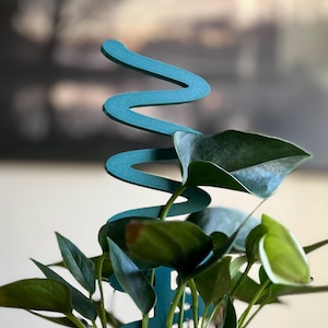 Wiggle-plantlatwerk, kleurrijk 3D-geprint steunbord voor kamerplanten, funky kamerplantspel, leuke heldere plantenstok, boho woondecoratie