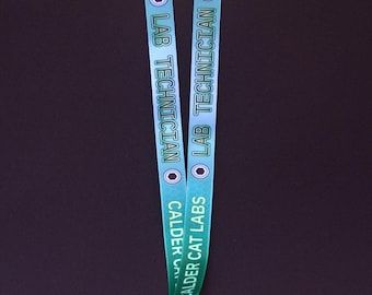 Cordão de segurança para técnicos de laboratório CalderCatLabs