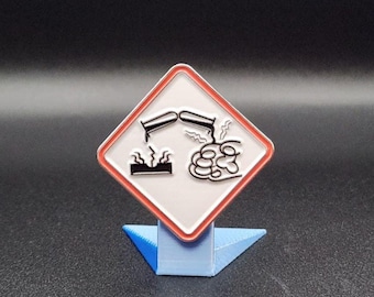 CCL "Corrosivo" - Pino de Esmalte de 1,5"