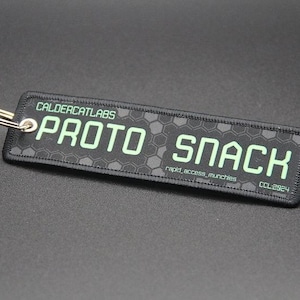 CalderCatLabs Proto-Snack Embroidered RAM Keychains