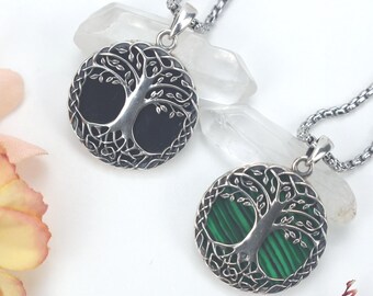 Celtico Ciondolo Albero Della Vita 925er Argento Symbol Gioiello
