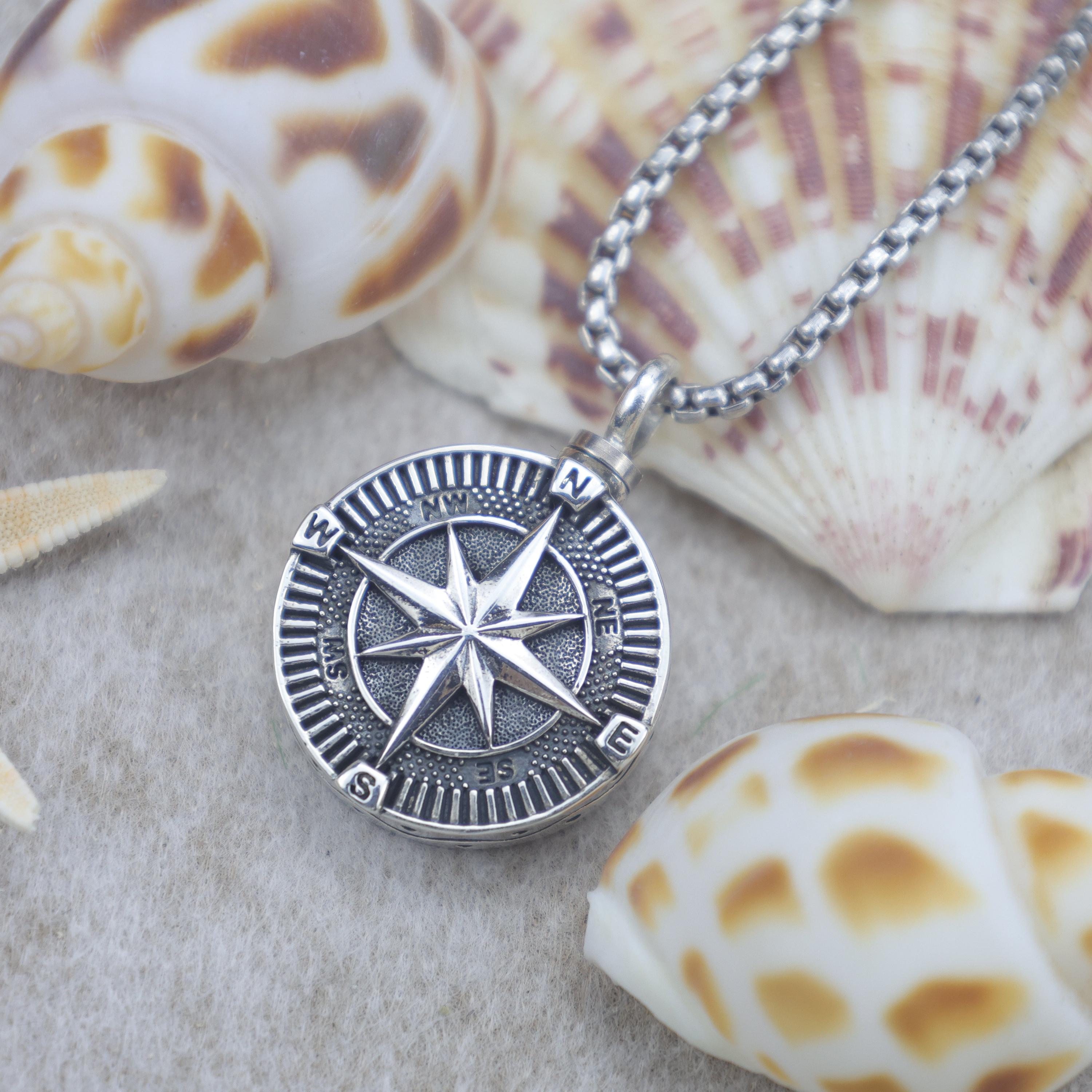 Cremation Jewelry Compass