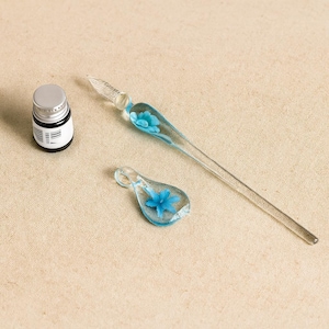 Crystal Glass Dip Pen Set: Elegant Calligraphy Writing Gift