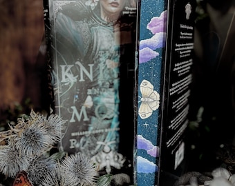 The Knight and The Moth - Hand Painted Edges/Fore-edges | by Rachel Gillig