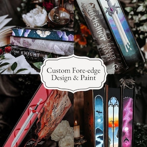 Custom Hand-painted Books | Fore-edge Painting | Special Edition Books