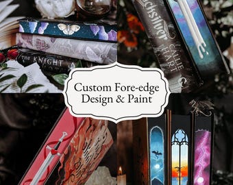 Custom Hand-painted Books | Fore-edge Painting | Special Edition Books