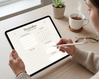 2026 ADHD Planner, Digital Planner, iPad Planner, Daily Weekly Monthly Planner