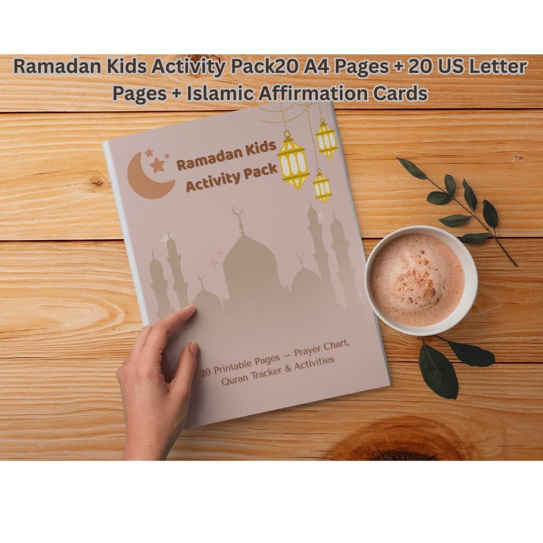 Ramadan Kids Printable Pack With Prayer Chart, Quran Tracker and ...