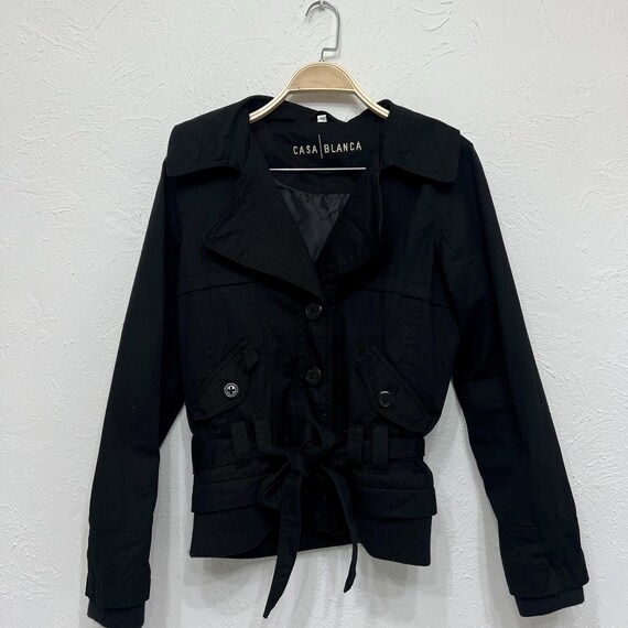 Structured Black Button-Up Jacket - image 2