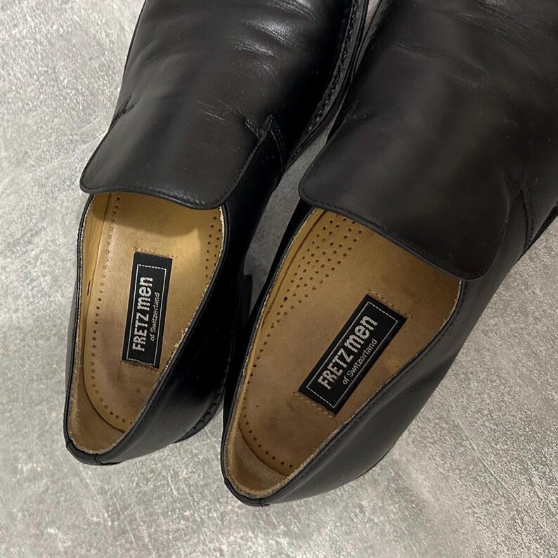 Mens Leather Loafers Minimal Slip On image 9