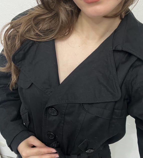 Structured Black Button-Up Jacket - image 7