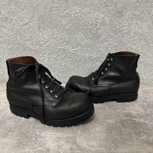 Vintage Bally Wanderstiefel um 1968, Schweizer Armee Bergsteiger