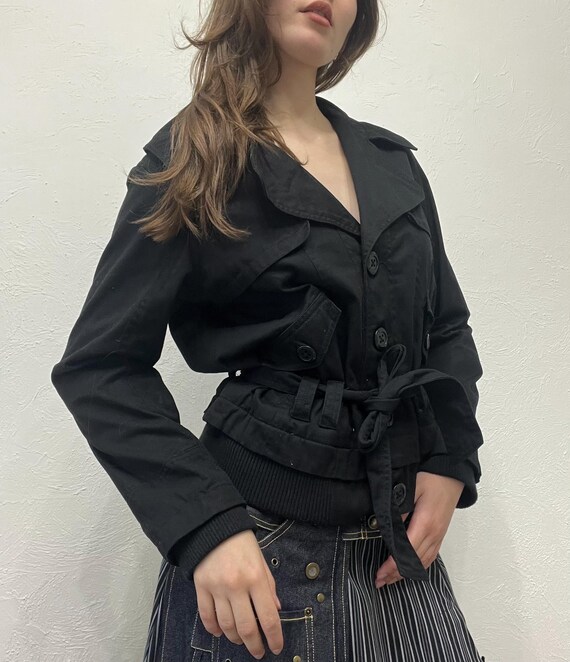 Structured Black Button-Up Jacket - image 6