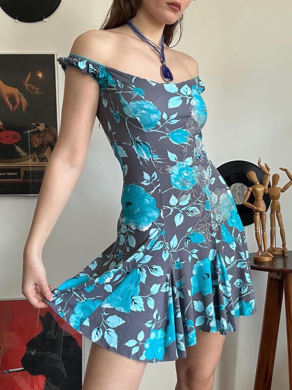 jane norman blue dress Buy off Shoulder Floral Mini Online in India silver sparkle dress Black Sparkly Tulle Quinceanera Size:AU 16